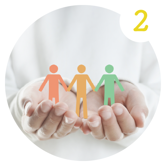 関わる人を大事にできる方のイメージ写真